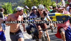 Cyclisme : quand les spectateurs dérapent