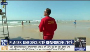 Sur les plages, une sécurité renforcée l'été