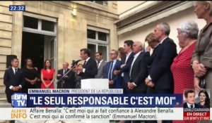 "Celui qui a fait confiance à Alexandre Benalla, c'est moi", Emmanuel Macron affirme prendre toute la responsabilité de cette affaire