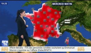 La météo pour ce mercredi 25 juillet 2018