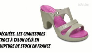 Décriées, les chaussures Crocs à talon déjà en rupture de stock