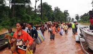 Un barrage s'effondre au Laos: des centaines de disparus