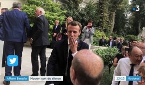 Affaire Benalla : Emmanuel Macron est sorti du silence