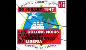 26 juillet 1847: les colons noirs venus des Etats-Unis déclarent l’indépendance du #Liberia #Afrique