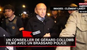 Affaire Benalla : les conseillers de Gérard Collomb aussi portent un brassard police (Vidéo)