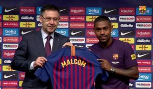 Barça - Malcom officiellement présenté