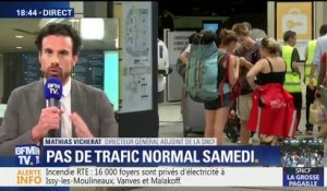 Montparnasse: Pour demain la SNCF s'engage à faire circuler "au moins 70% des trains"