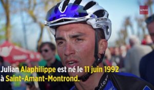 Portrait de Julian Alaphilippe, maillot jaune du Tour de France