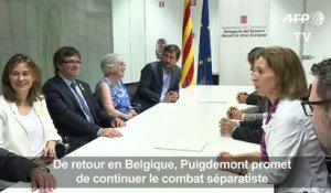 Carles Puigdemont promet de continuer le combat séparatiste