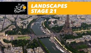 Paysages du jour / Landscapes of the day - Étape 21 / Stage 21 - Tour de France 2018