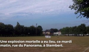 Verviers: une explosion mortelle rue du Panorama, à Stembert.