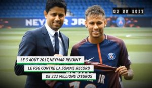 Il y a 1 an - Le transfert record de Neymar au PSG