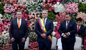 Ivan Duque investi président de Colombie