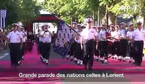 Parade géante pour le 48e Festival interceltique de Lorient