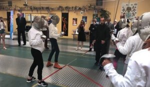 La ministre des sports en visite au cercle d’escrime