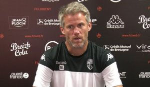 Le point presse de Mickaël Landreau avant Châteauroux - Lorient