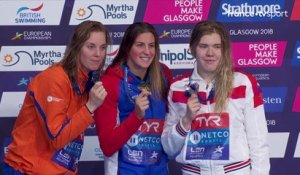 Championnats Européens / Natation : Le podium de Charlotte Bonnet