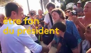 Un bain de foule très calculé pour Emmanuel Macron