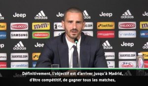Juventus - Bonucci : "L'objectif est simple : tout gagner"