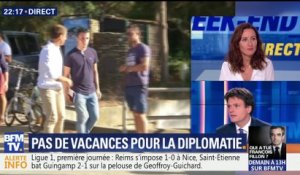 Macron à Brégançon: pas de vacance pour la diplomatie (1/2)