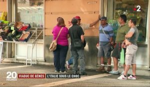 "Tous les habitants sont tristes" : la ville de Gênes sous le choc après l'effondrement d'un pont