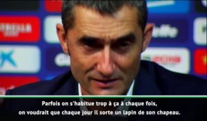 1ere j. - Valverde : "On veut toujours que Messi sorte un lapin de son chapeau"