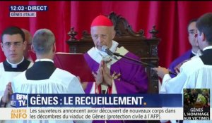 L’archevêque de Gênes livre son homélie à une Italie en deuil