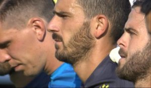 1ere j. - La minute de silence avant Chievo-Juve