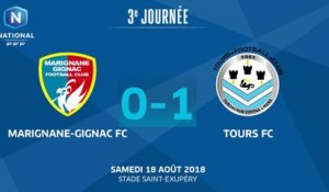 J3: Marignane Gignac FC - Tours FC (0-1), le résumé