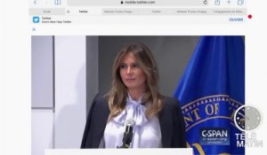 Melania Trump s'engage contre le cyberharcèlement