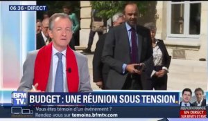 EDITO- Budget : une réunion sous tension pour le retour de Macron à l’Elysée