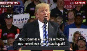 Donald Trump défend le retour au charbon en matière d'énergie