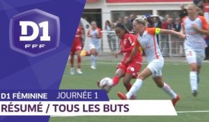 D1 Féminine, 1ère journée :  Tous les buts I FFF 2018-2019