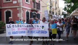 Barcelone: manifestation contre le tourisme de masse