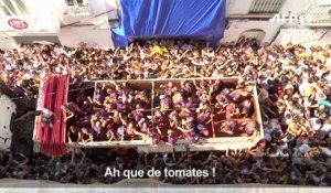 La Tomatina a lieu en Espagne le dernier mercredi du mois d'août