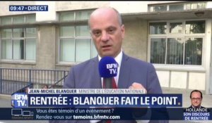 Blanquer : le dédoublement des classes "une mesure de justice sociale"