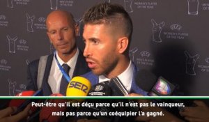Joueur UEFA de l'année - Ramos : "Peut-être que Ronaldo est déçu"