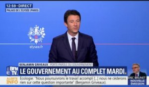 "Le gouvernement sera au complet mardi" annonce Benjamin Griveaux