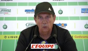 Gasset «Tout le monde doit être arbitré de la même manière» - Foot - L1 - ASSE