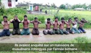 Birmanie: "Nous n'avons commis aucun crime", assure un reporter