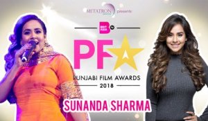 Sunanda Sharma Performs at Punjabi Film Awards 2018