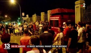 Rio de Janeiro : le musée national ravagé par un incendie