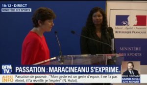 Roxana Maracineanu, nouvelle ministre des Sports, à Laura Flessel : "Tu es et resteras la ministre qui a ramené les Jeux d'été en France"