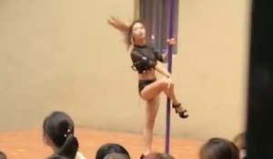 Pole Dance dans une école maternelle (Chine)