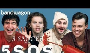 5 Seconds of Summer discuss Youngblood in 5 Sauces with 5SOS | Bandwagon