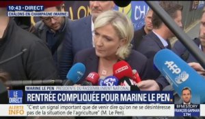 Licenciements au Rassemblement national? "Si nous récupérons notre dotation, il n'y a pas de raisons de prendre des mesures de ce type", dit Marine Le Pen