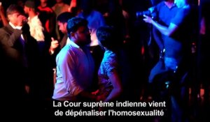 Homosexualité dépénalisée en Inde: célébrations dans un club gay