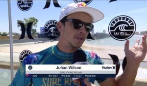 Adrénaline - Surf : Julian Wilson with 2 Top Excellent Scored Waves from Surf Ranch Pro, Men's Championship Tour - Qualifying Round