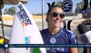 Adrénaline - Surf : Coco Ho with an 8.4 Wave from Surf Ranch Pro, Women's Championship Tour - Qualifying Round
