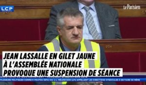 Jean Lassalle en gilet jaune à l'Assemblée Nationale provoque une suspension de séance
